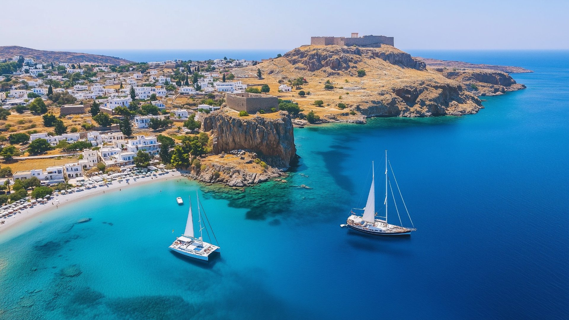 Sailing the Dodecanese islands, Greece