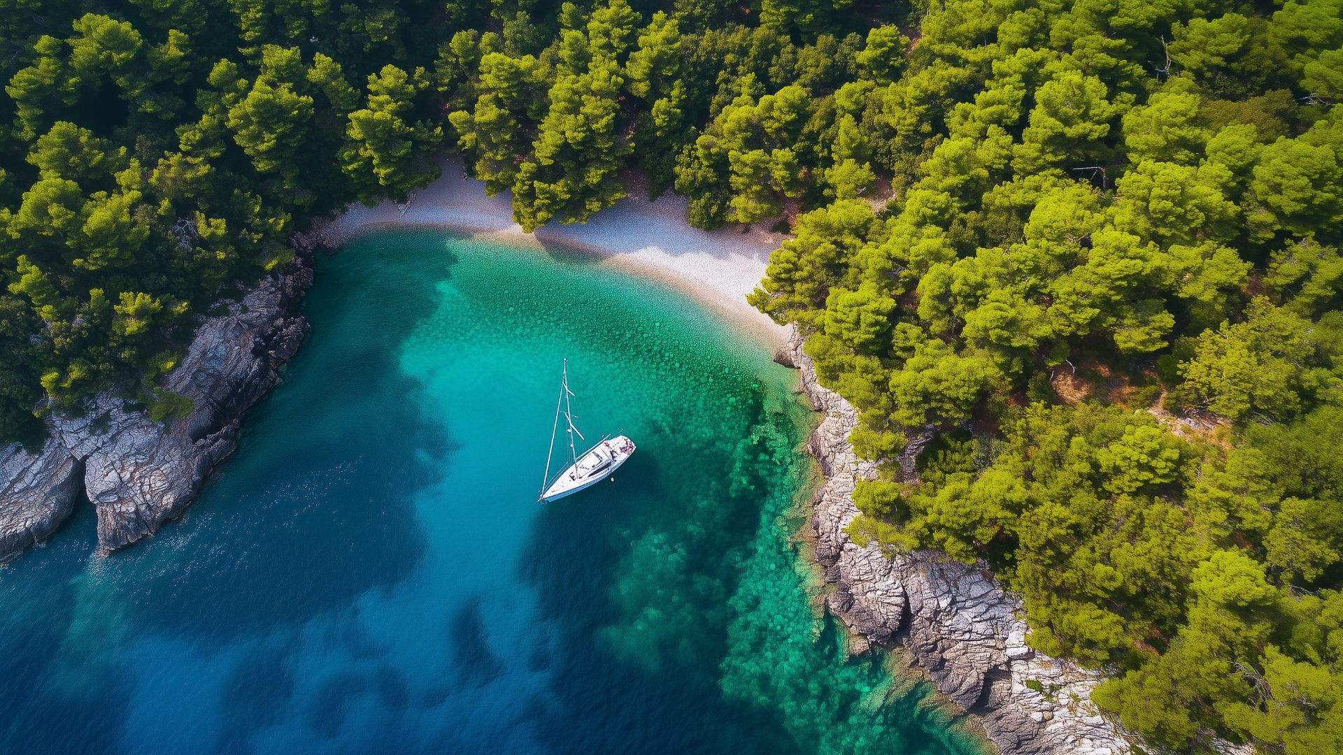 Sailing the Sporades islands, Greece